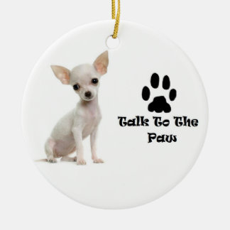 De Cerâmica Ornamento da chihuahua