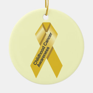 De Cerâmica Ornamento da consciência do cancer da infância