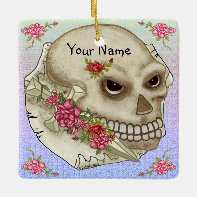 De Cerâmica Ornamento da Espada do Crânio (Frente)