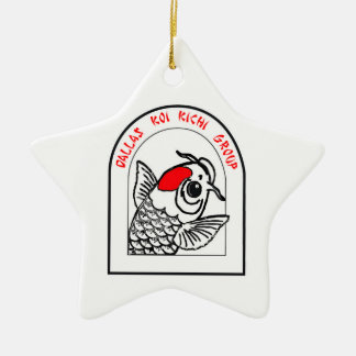 De Cerâmica Ornamento da estrela da DKK