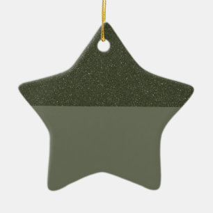 De Cerâmica Ornamento da estrela superior do cinturão verde Mo