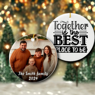 De Cerâmica Ornamento da família personalizada decorativa