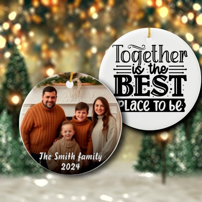 De Cerâmica Ornamento da família personalizada decorativa (Criador carregado)