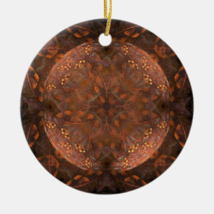 De Cerâmica Ornamento da Flor Fractal