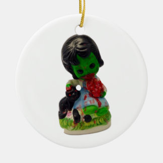 De Cerâmica Ornamento da Garota Zombie