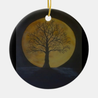 De Cerâmica Ornamento da lua cheia