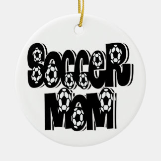 DE CERÂMICA ORNAMENTO DA MAMÃ DO FUTEBOL