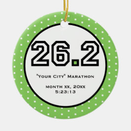 De Cerâmica Ornamento da maratona