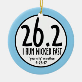 De Cerâmica Ornamento da maratona
