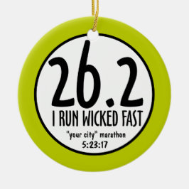 De Cerâmica Ornamento da maratona