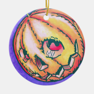 De Cerâmica Ornamento da onça - Jack Pumpkinhead