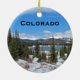 De Cerâmica Ornamento da Paisagem do Colorado
