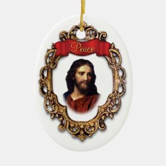 De Cerâmica Ornamento da paz do Jesus Cristo