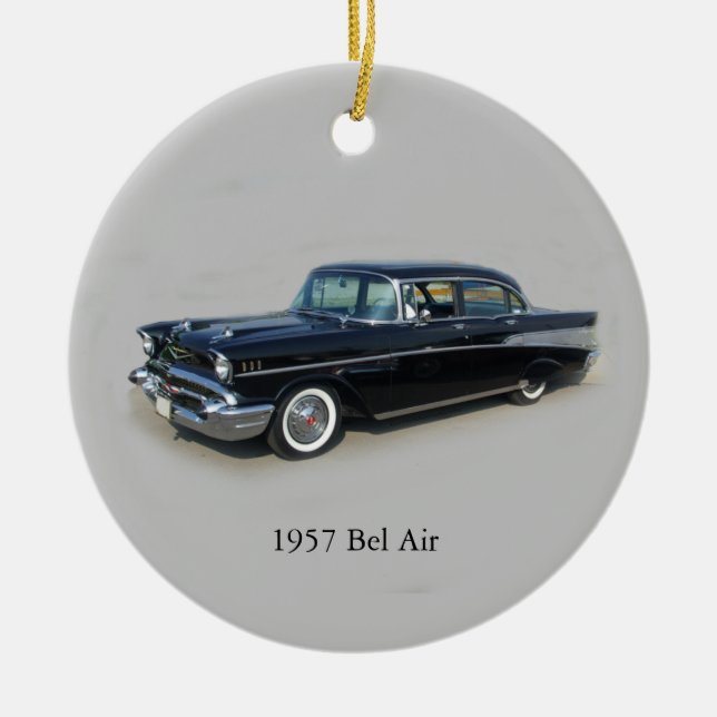 De Cerâmica Ornamento da porta 1957 Bel Air 4 (Frente)