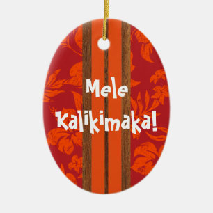 De Cerâmica Ornamento da prancha do vintage da praia do por do