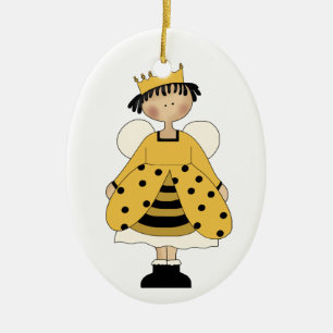 De Cerâmica ornamento da Princesa Bumble Bee
