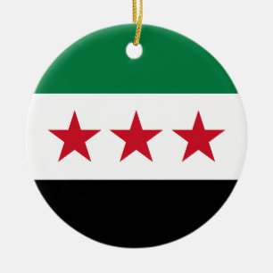 De Cerâmica Ornamento da Síria, Bandeira da Síria, Natal, patr