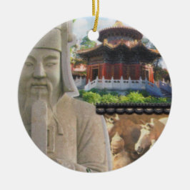 De Cerâmica Ornamento da viagem