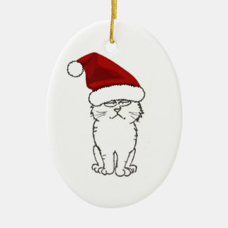 De Cerâmica Ornamento das patas do papai noel