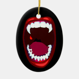 De Cerâmica Ornamento das presas dos dentes do vampiro da boca