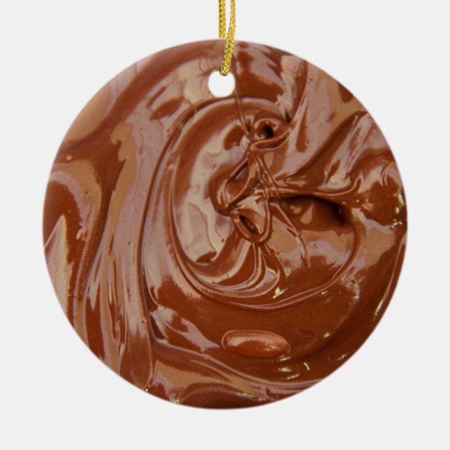 De Cerâmica Ornamento derretido do chocolate (Frente)