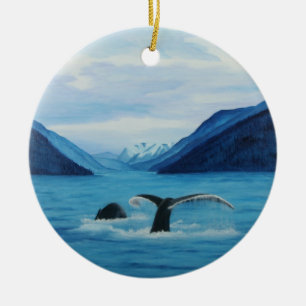 De Cerâmica Ornamento do abrigo do Humpback