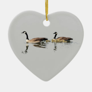 De Cerâmica Ornamento do amor dos gansos