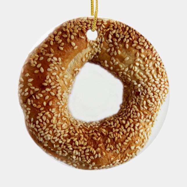 De Cerâmica ornamento do bagel estilo Montreal (Frente)