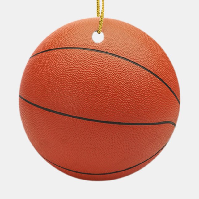 De Cerâmica Ornamento do basquetebol (Frente)