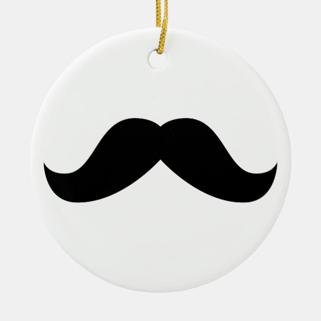 De Cerâmica Ornamento do bigode (Frente)