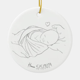 De Cerâmica Ornamento do Boho do Presente do Médico do FIV