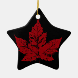 De Cerâmica Ornamento do Canadá - Presente Personalizado para