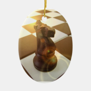 De Cerâmica Ornamento do cavaleiro da xadrez