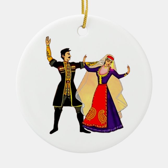 De Cerâmica Ornamento do Círculo Cerâmico Armênio (Frente)