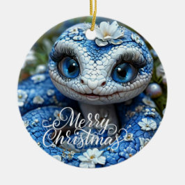 De Cerâmica Ornamento do Círculo Cerâmico Feliz Natal