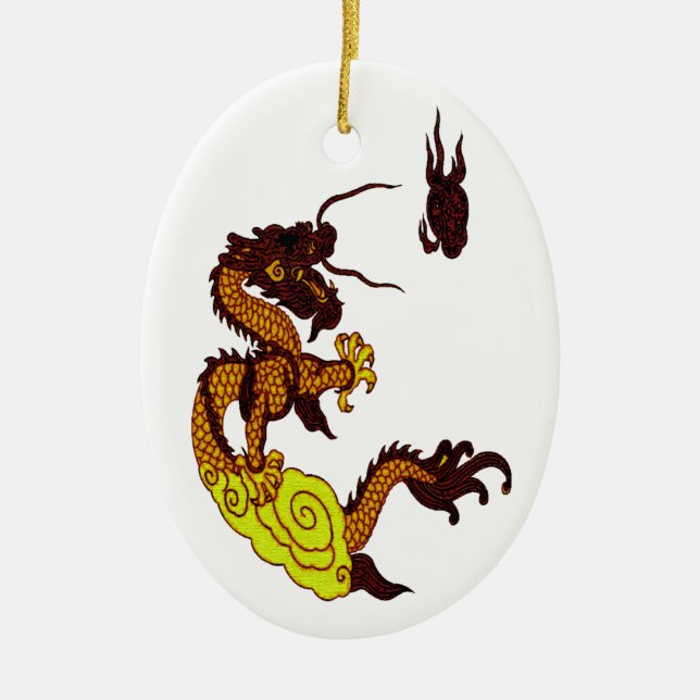De Cerâmica Ornamento do Dragão (Frente)