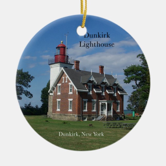 De Cerâmica Ornamento do Farol Dunkirk (Frente)