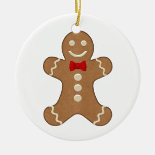 De Cerâmica Ornamento do feriado do Natal do biscoito do homem