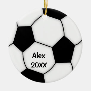 De Cerâmica Ornamento do futebol