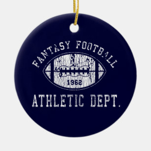De Cerâmica Ornamento do futebol da fantasia