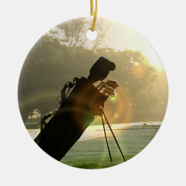 De Cerâmica Ornamento do golfe (Frente)