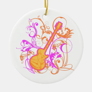 De Cerâmica Ornamento do Grunge da guitarra da rocha das