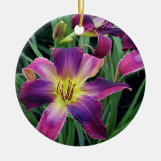 De Cerâmica Ornamento do hemerocallis