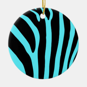De Cerâmica Ornamento do impressão da zebra