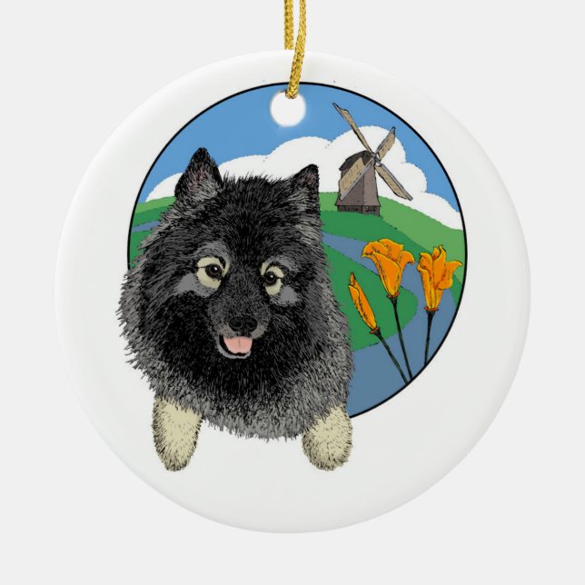 De Cerâmica Ornamento do latido (Frente)