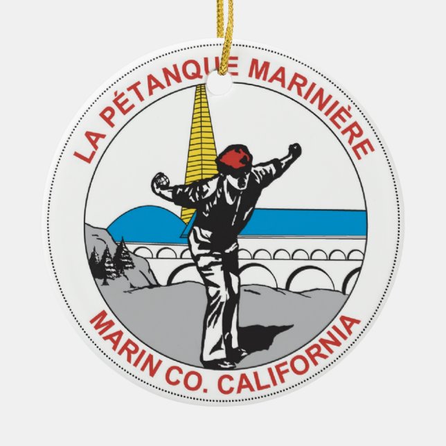 De Cerâmica Ornamento do logotipo do LPM (Frente)