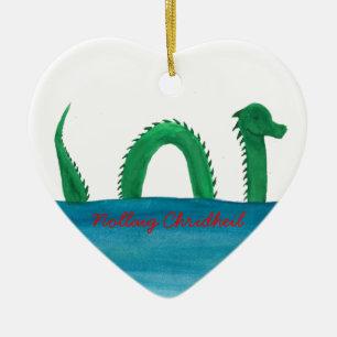 De Cerâmica Ornamento do Nessie por Lynn Mclean, Nollaig