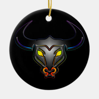De Cerâmica Ornamento do orgulho gay do Taurus