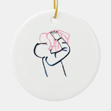 Ornamento do Pai e Filha