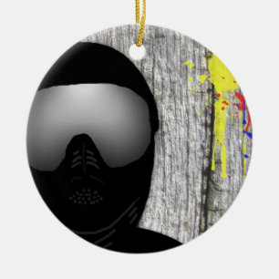De Cerâmica Ornamento do Paintball